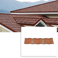 layer metal tile aluminum zinc steel roof aluzinc stone coated roofing tiles shingle Hot sell